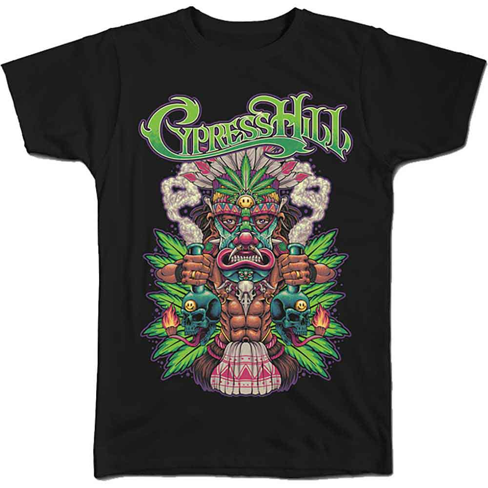 Cypress Hill Unisex T-Shirt Tiki Time Black (L)
