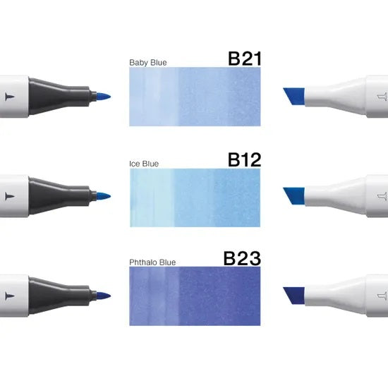 Copic Classic Designer Collection Marker Pen Set - Skyline Tints (3pk)