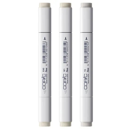 Copic Classic Designer Collection Marker Pen Set - Soft Cotton Tints (3pk)