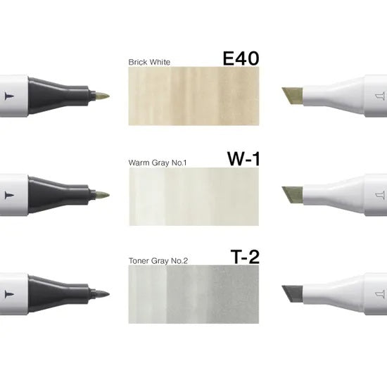 Copic Classic Designer Collection Marker Pen Set - Soft Cotton Tints (3pk)