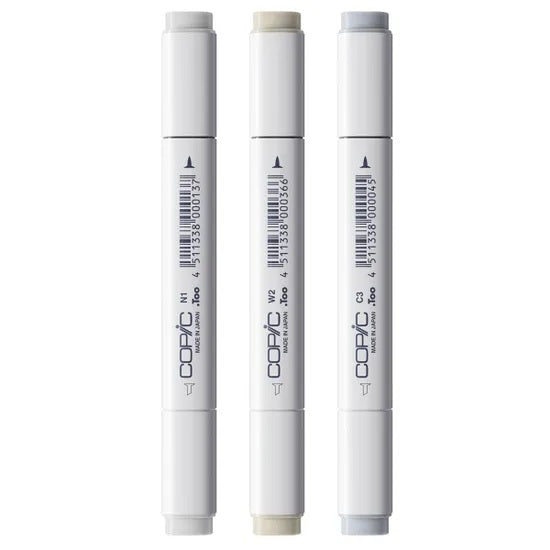 Copic Classic Designer Collection Marker Pen Set - Crystal Glass Tints (3pk)