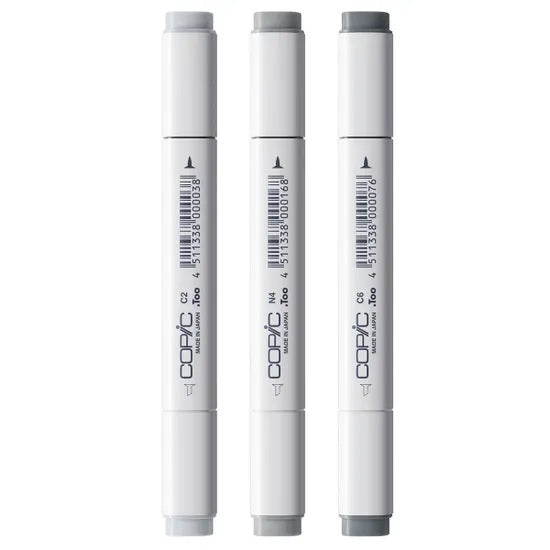 Copic Classic Designer Collection Marker Pen Set - Steel Structure Tints (3pk)