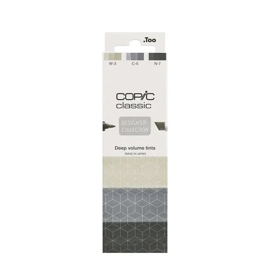 Copic Classic Designer Collection Marker Pen Set - Deep Volume Tints (3pk)