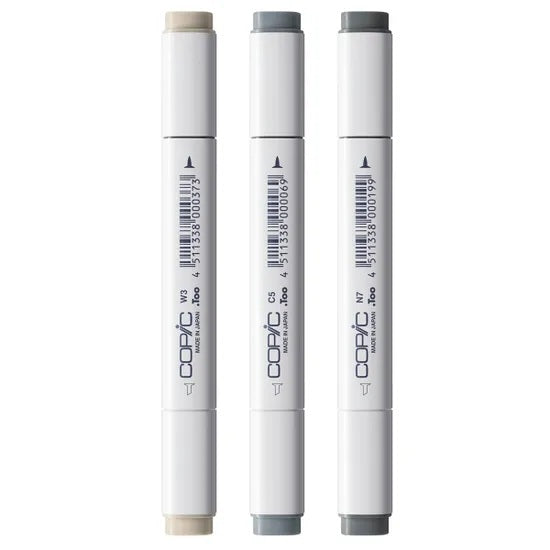 Copic Classic Designer Collection Marker Pen Set - Deep Volume Tints (3pk)