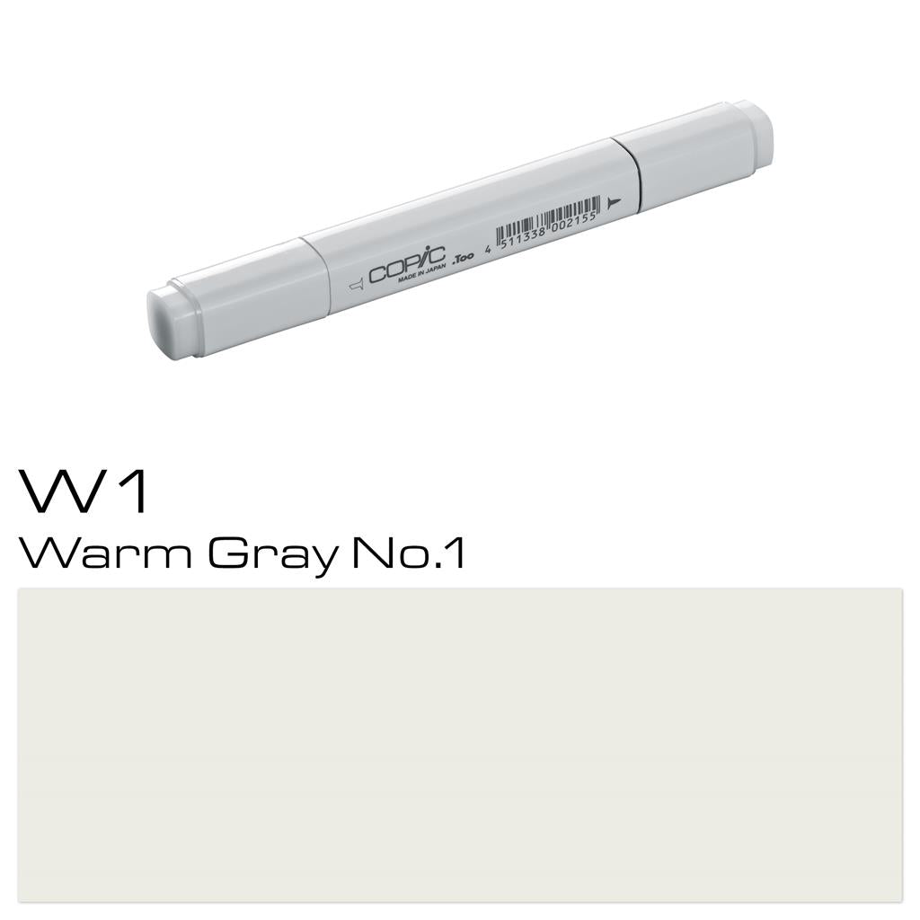 Copic Classic Marker Pen Warm Gray No. 1 (W1)