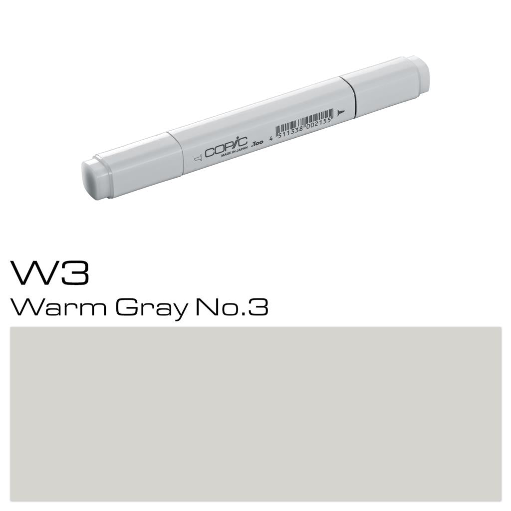 Copic Classic Marker Pen Warm Gray No. 3 (W3)