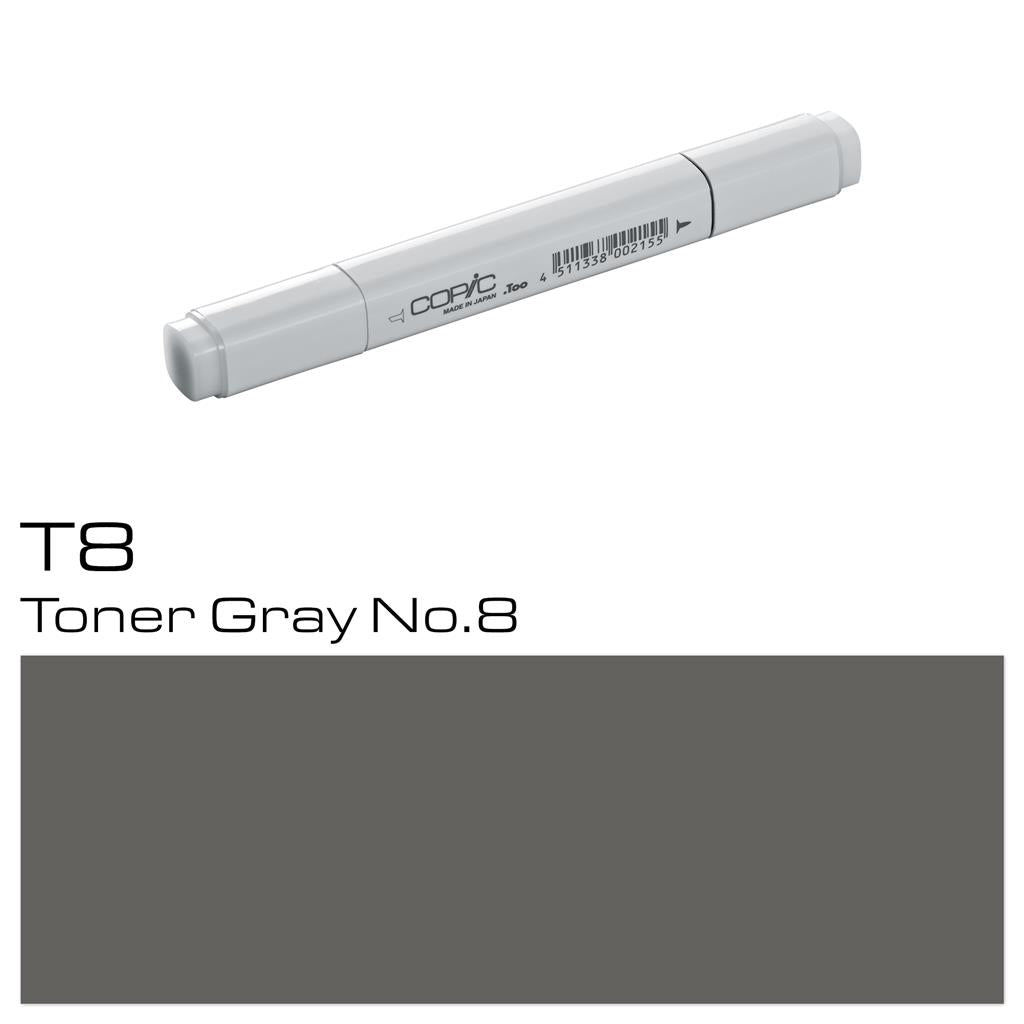 Copic Classic Marker Pen Toner Gray No. 8 (T8)