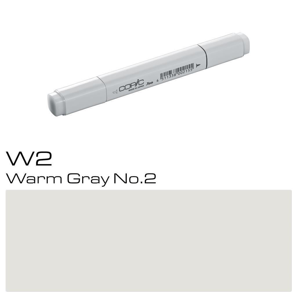 Copic Classic Marker Pen Warm Gray No. 2 (W2)