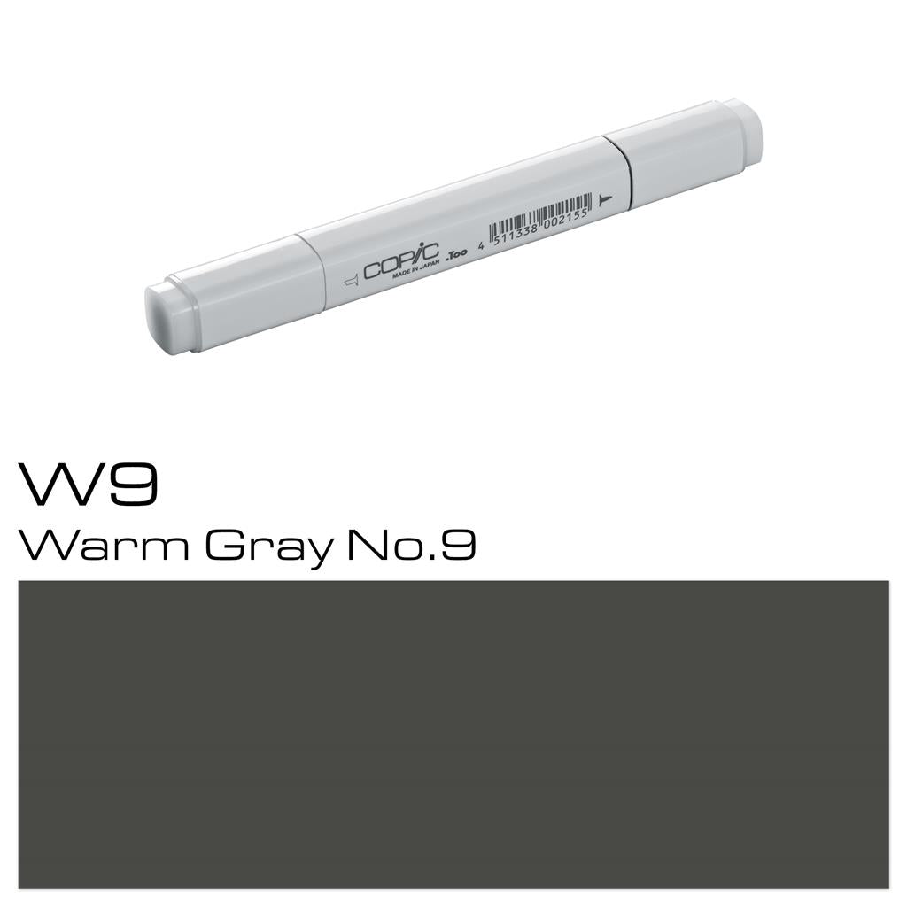 Copic Classic Marker Pen Warm Gray No. 9 (W9)