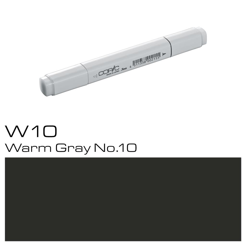 Copic Classic Marker Pen Warm Gray No. 10 (W10)