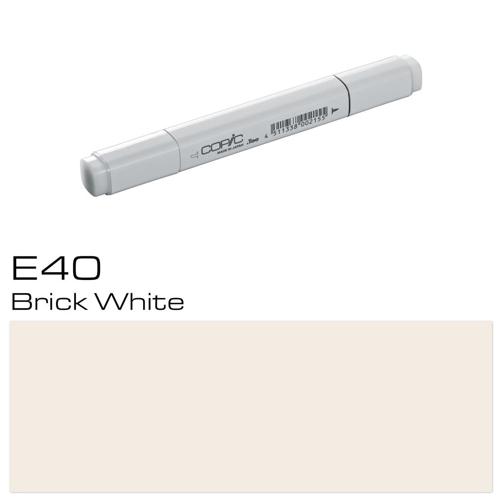 Copic Classic Marker Pen Brick White (E40)