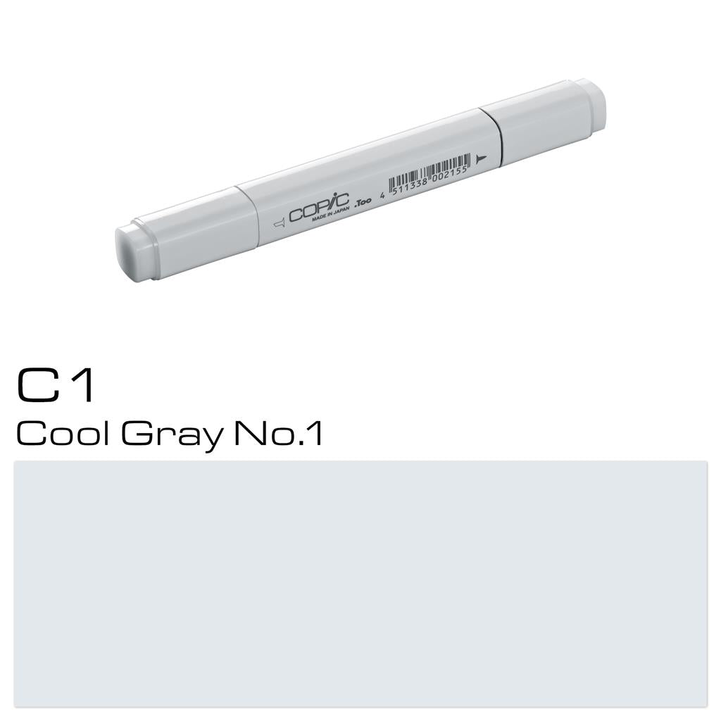 Copic Classic Marker Pen Cool Gray No. 1 (C1)