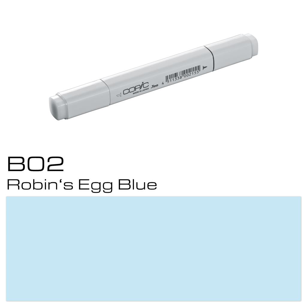 Copic Classic Marker Pen Robins Egg Blue (B02)