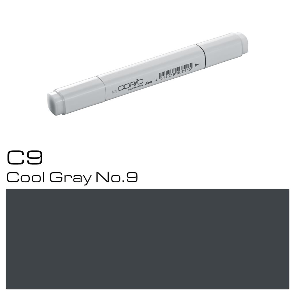 Copic Classic Marker Pen Cool Gray No. 9 (C9)