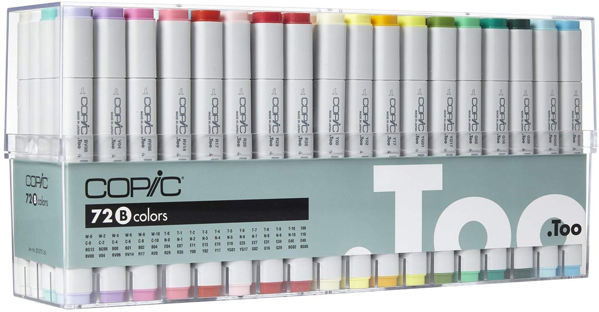 Copic Classic Marker Pen Set 2 (72pc)
