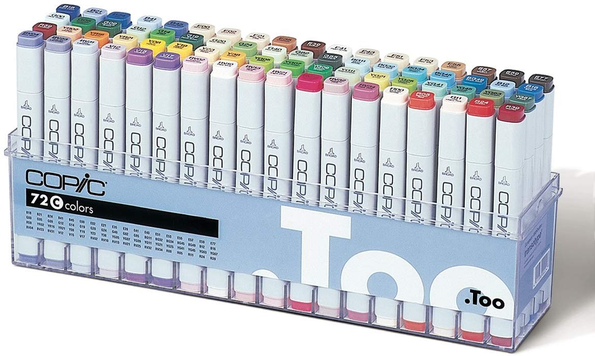 Copic Classic Marker Pen Set 3 (72pc)
