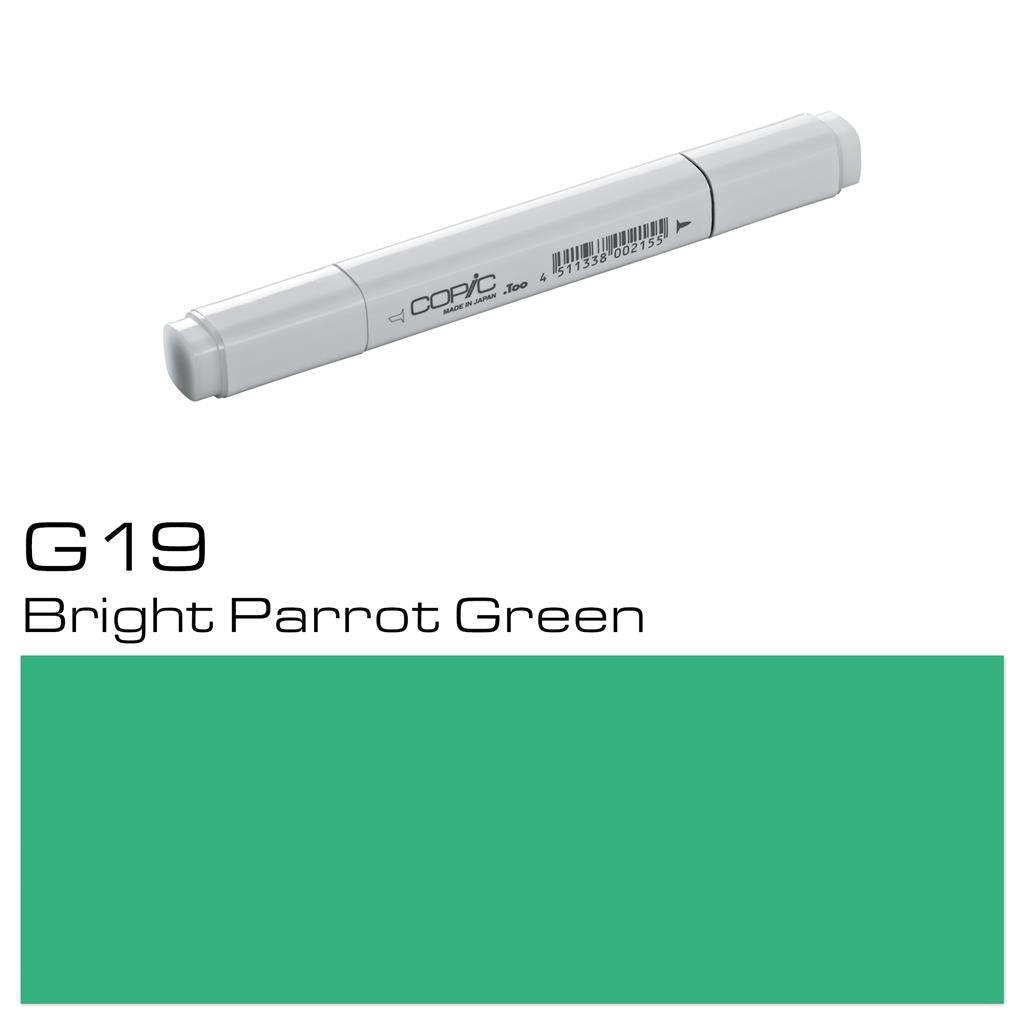 Copic Classic Marker Pen Bright Parrot Green (G19)