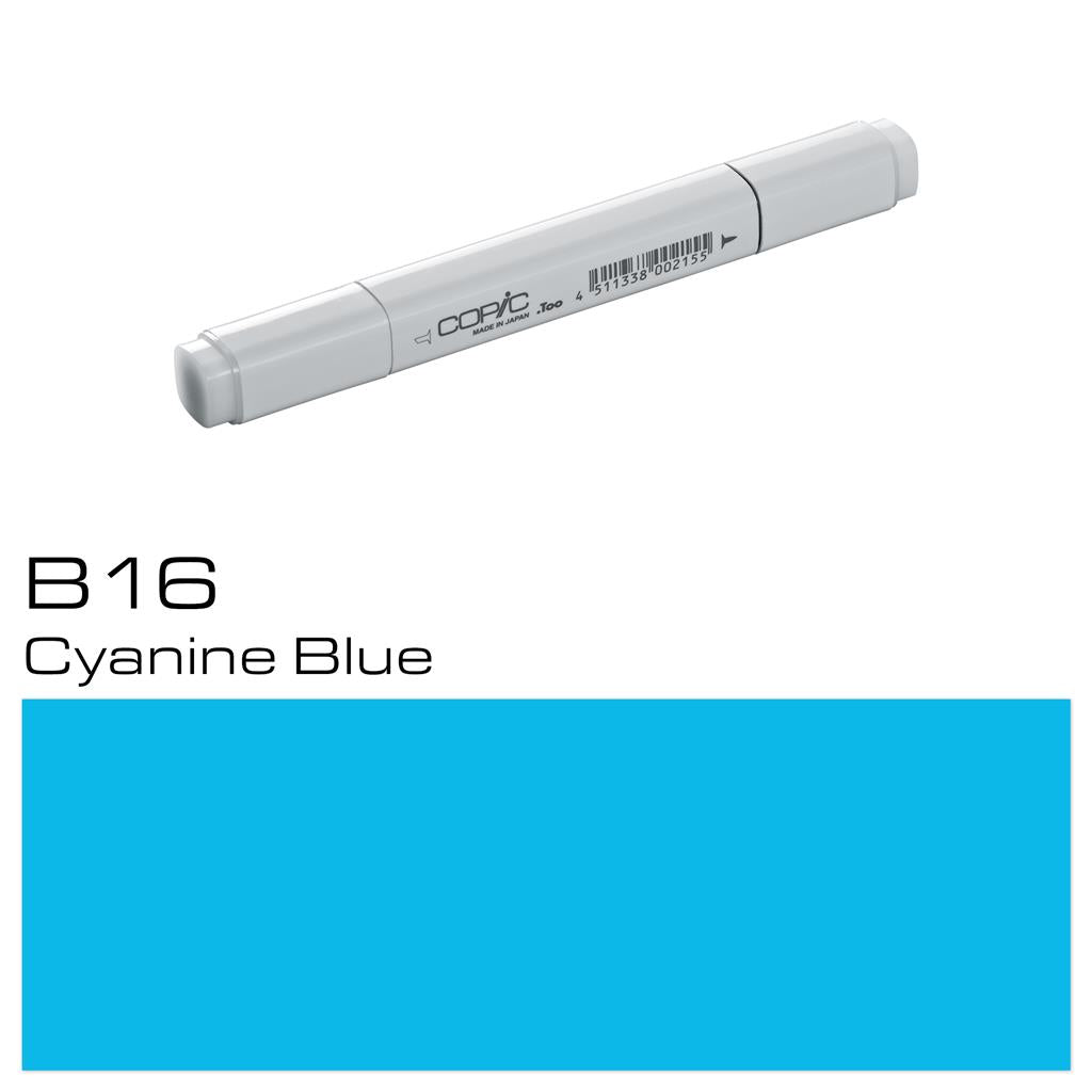 Copic Classic Marker Pen Cyanine Blue (B16)