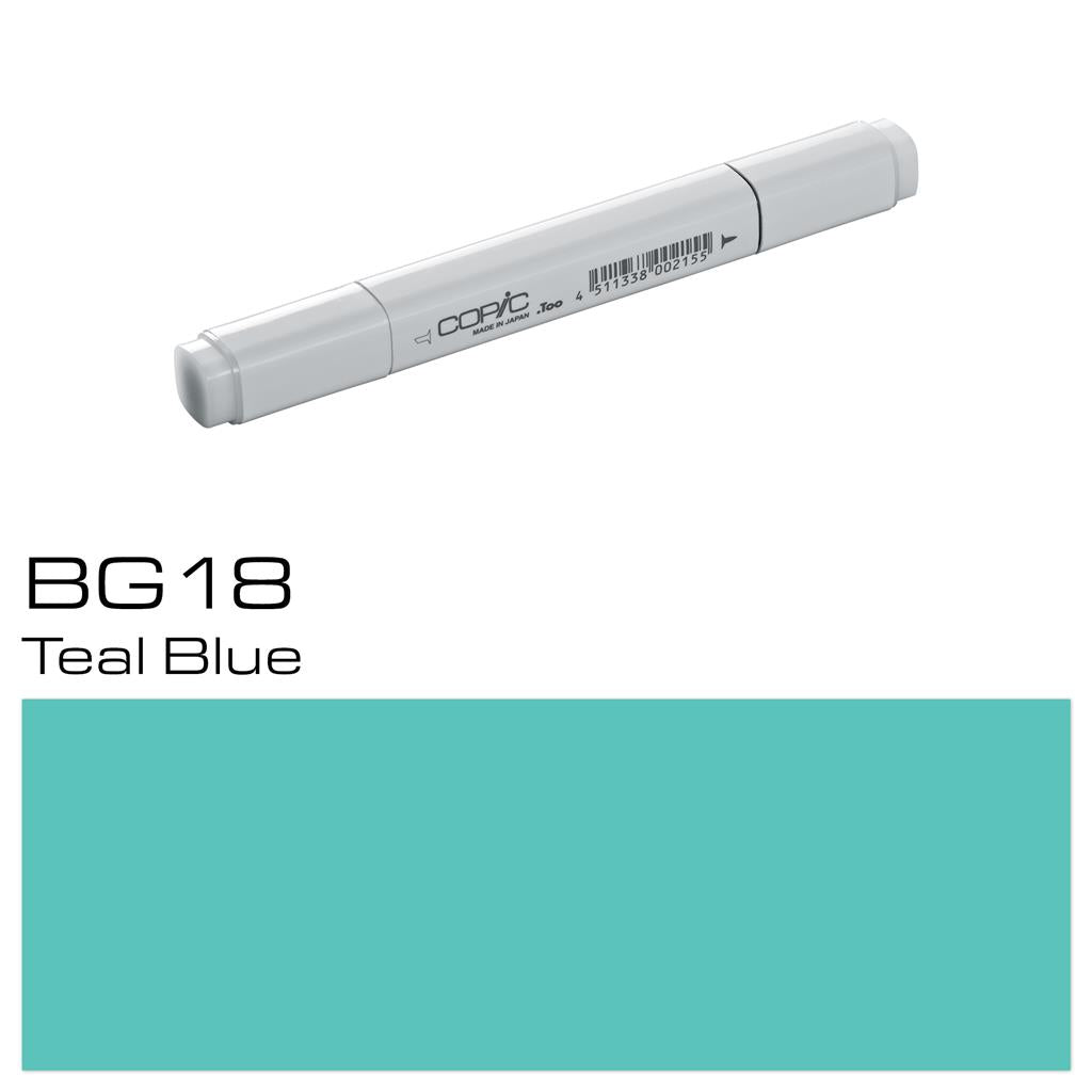 Copic Classic Marker Pen Teal Blue (BG18)