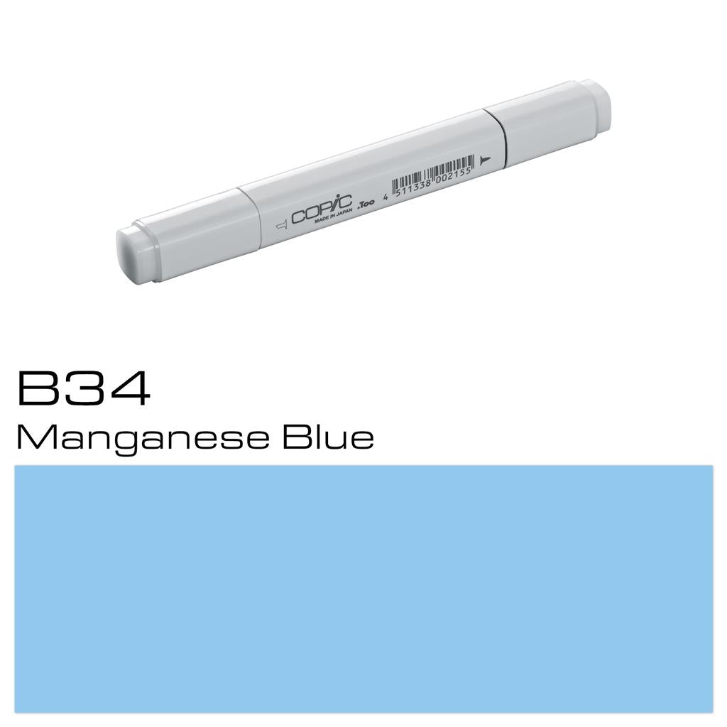 Copic Classic Marker Pen Manganese Blue (B34)