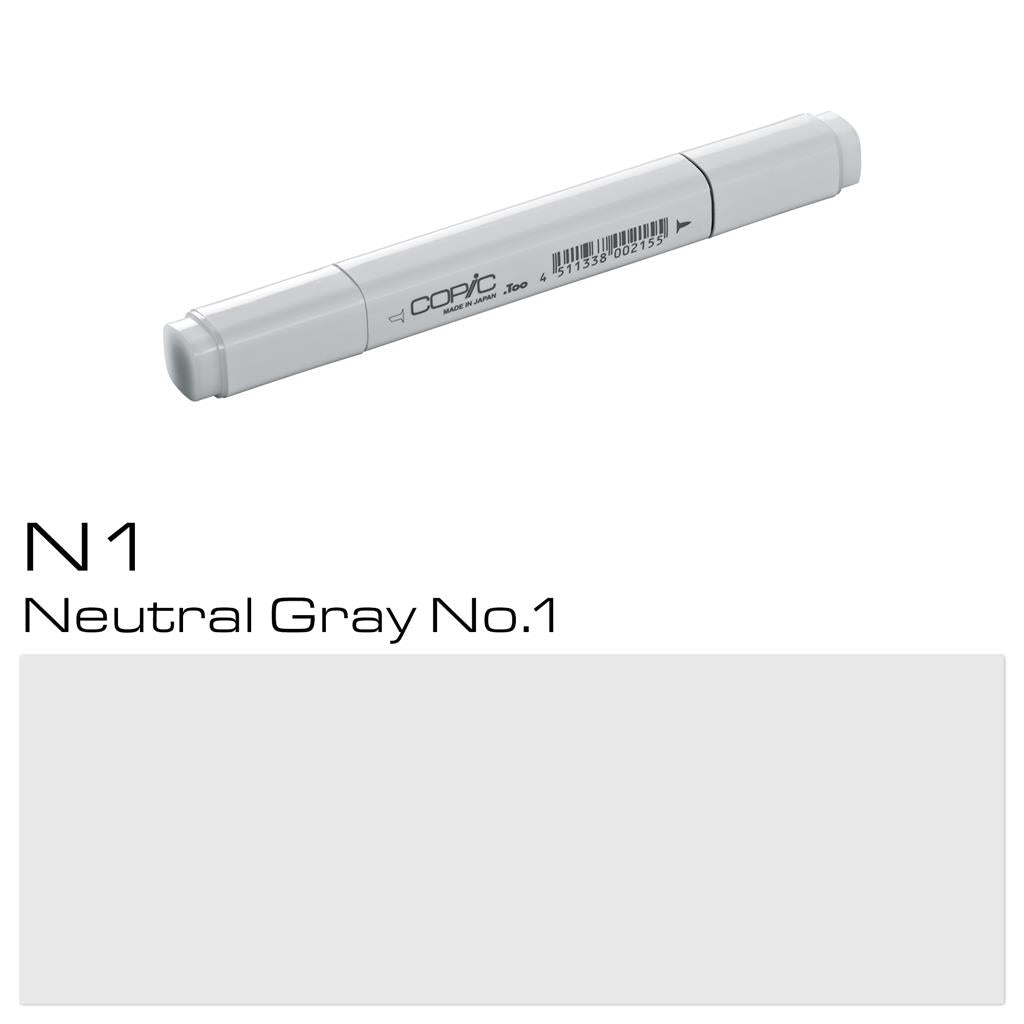 Copic Classic Marker Pen Neutral Gray No. 1 (N1)