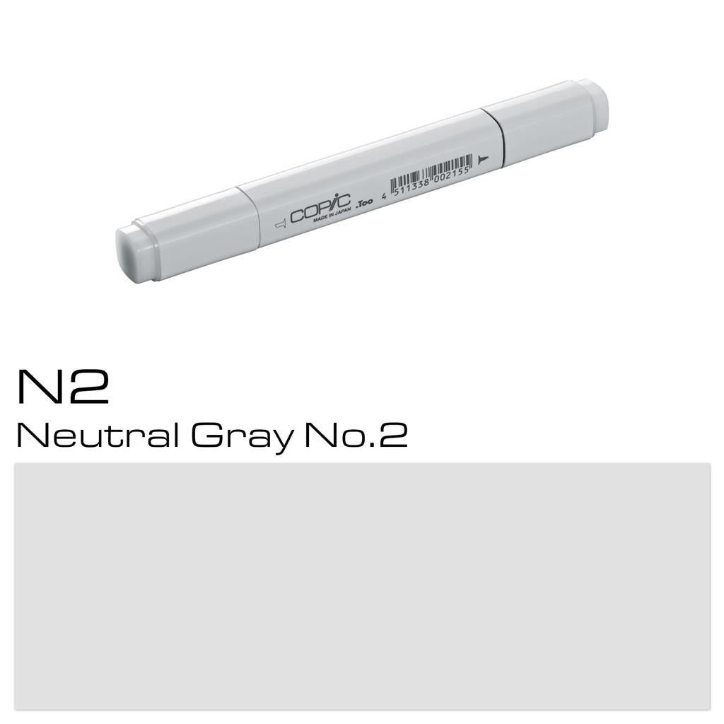 Copic Classic Marker Pen Neutral Gray No. 2 (N2)