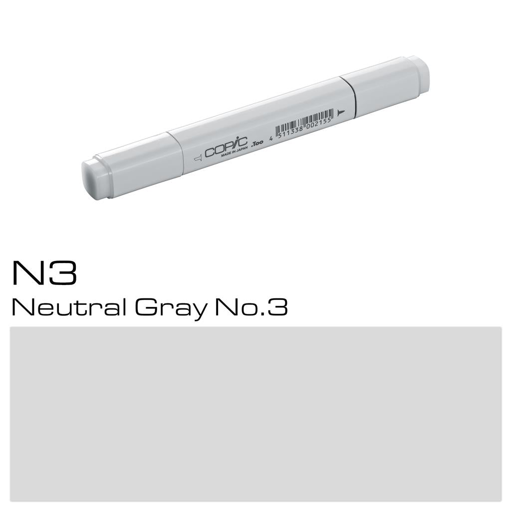 Copic Classic Marker Pen Neutral Gray No. 3 (N3)
