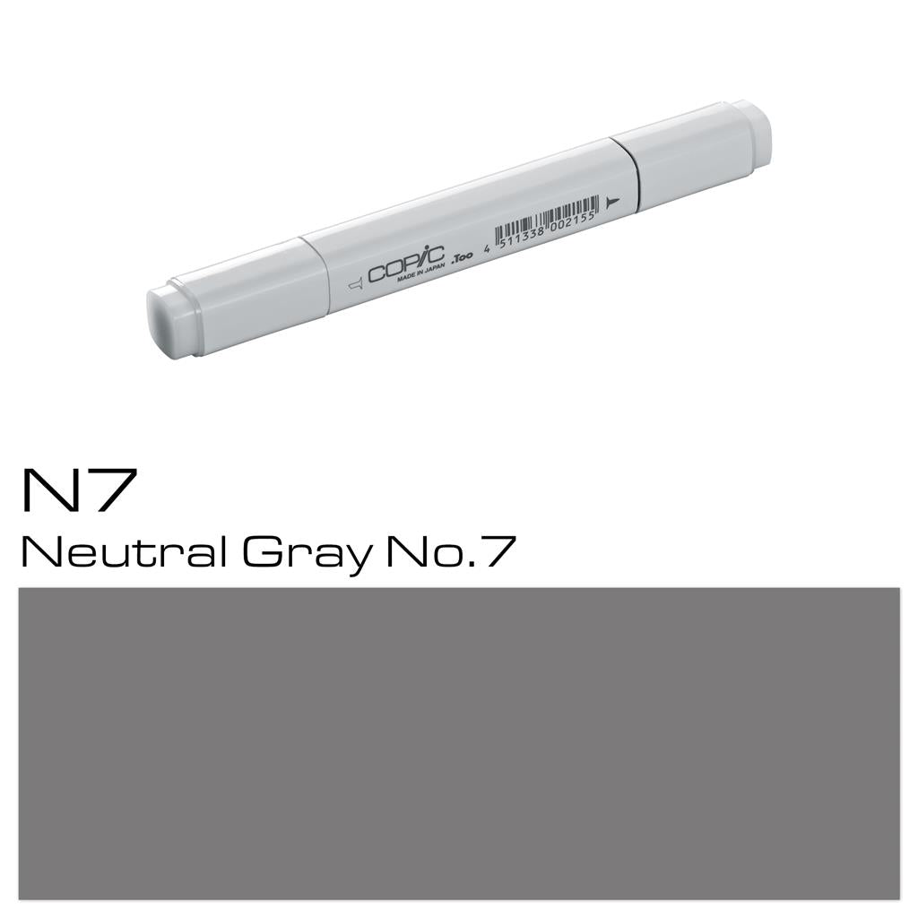 Copic Classic Marker Pen Neutral Gray No. 7 (N7)