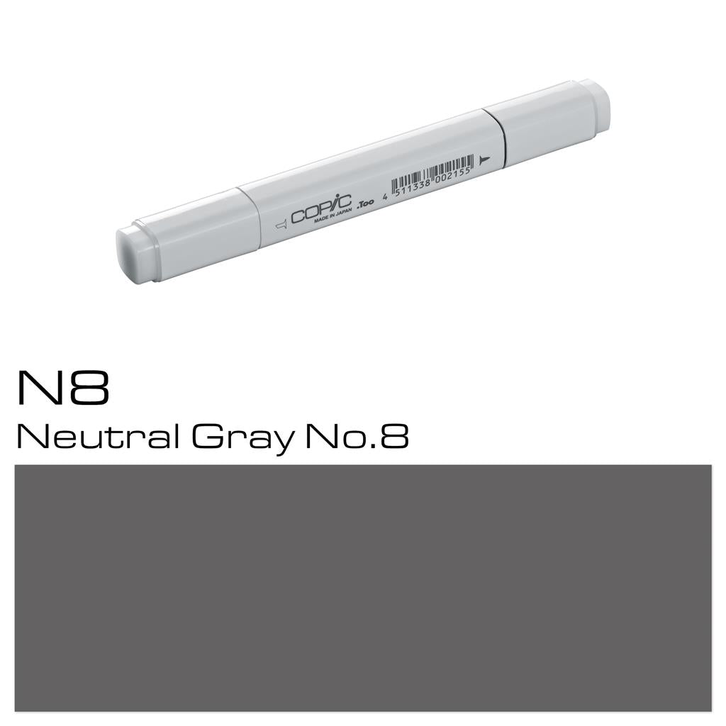 Copic Classic Marker Pen Neutral Gray No. 8 (N8)