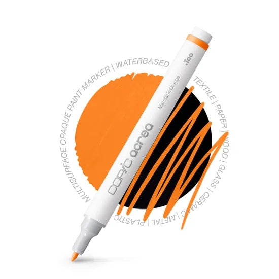Copic Acrea Paint Marker Pen - Mandarin Orange