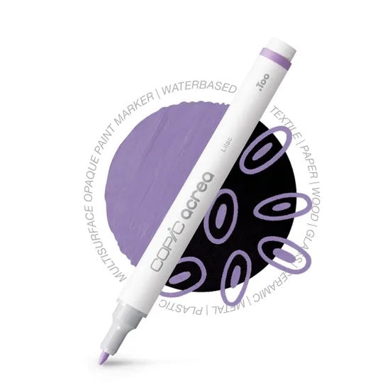 Copic Acrea Paint Marker Pen - Lilac