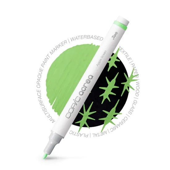 Copic Acrea Paint Marker Pen - Apple Green