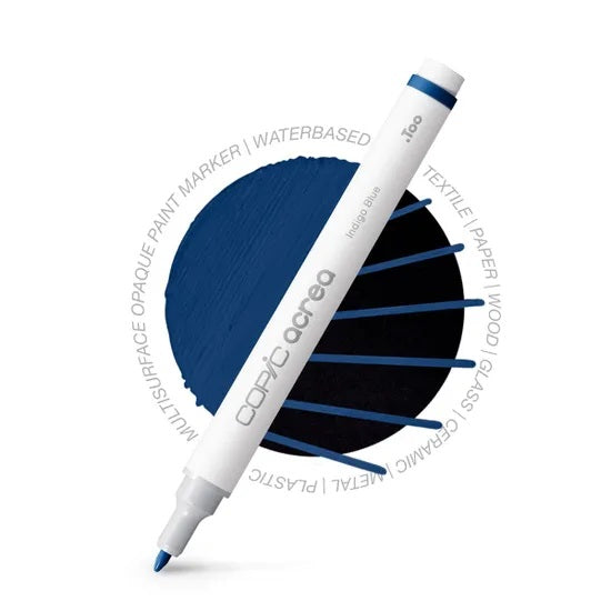Copic Acrea Paint Marker Pen - Indigo Blue
