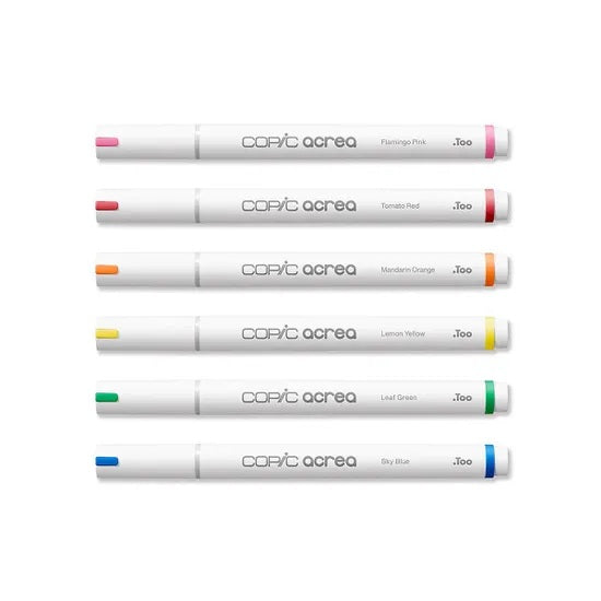Copic Acrea Paint Marker Pen Set - Vivid (6pk)