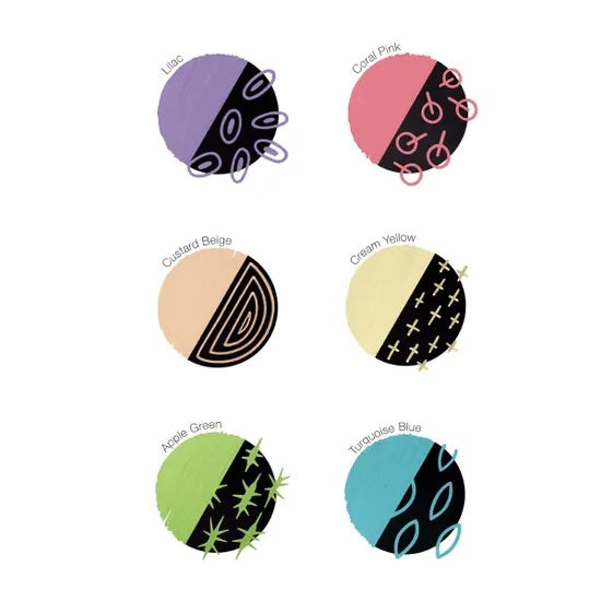 Copic Acrea Paint Marker Pen Set - Light (6pk)