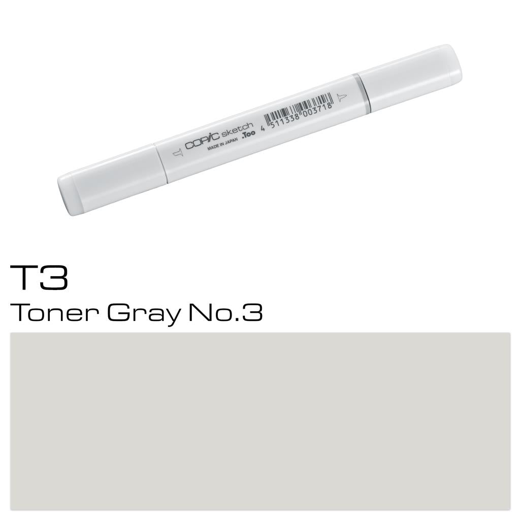 Copic Sketch Marker Pen Toner Gray No. 3 (T3)