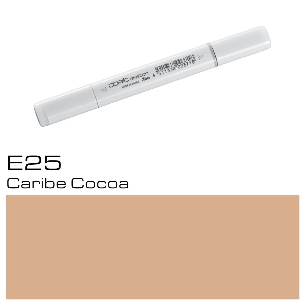 Copic Sketch Marker Pen Caribe Cocoa (E25)