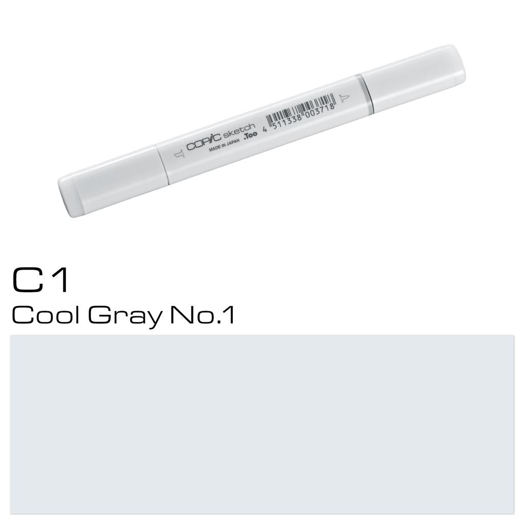 Copic Sketch Marker Pen Cool Gray No. 1 (C1)