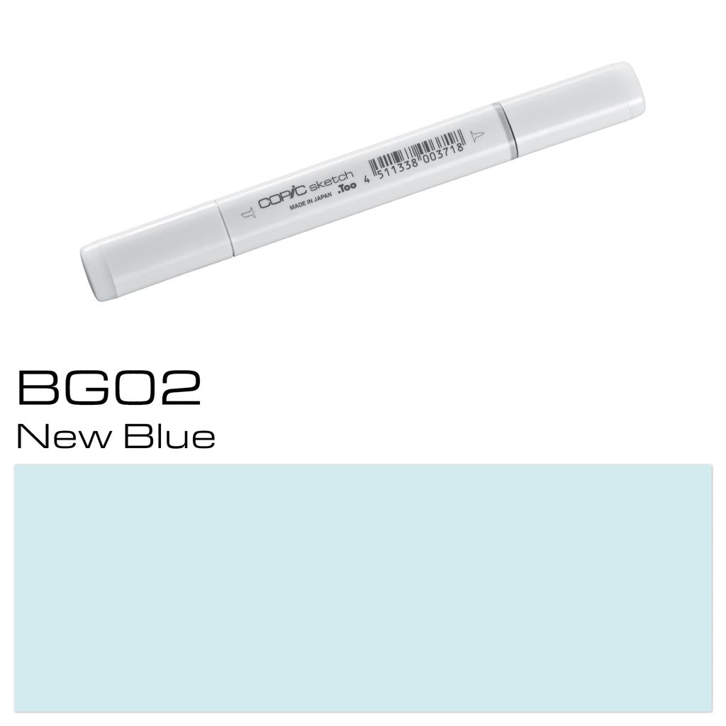 Copic Sketch Marker Pen New Blue (BG02)