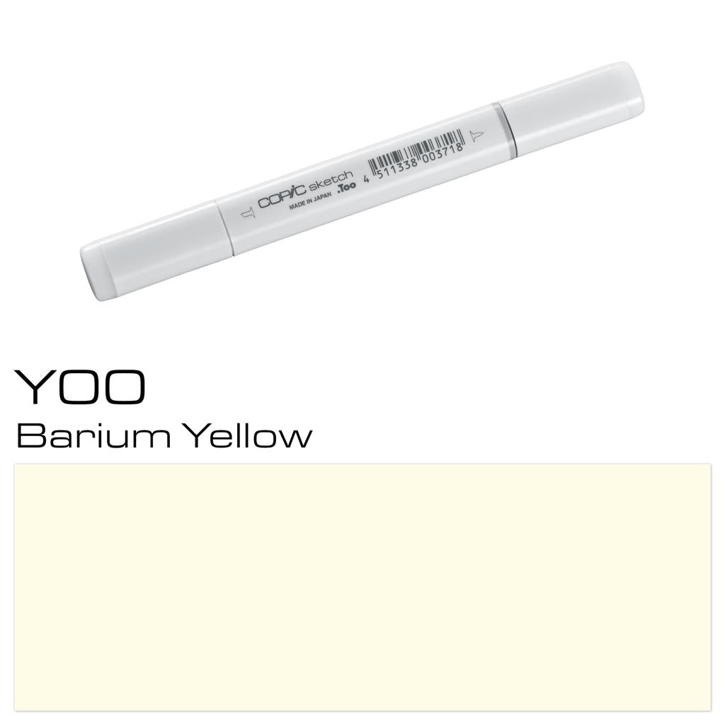 Copic Sketch Marker Pen Barium Yellow (Y00)