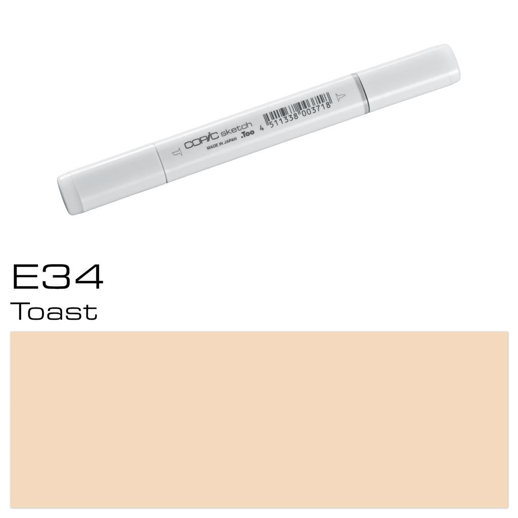 Copic Sketch Marker Pen Toast (E34)