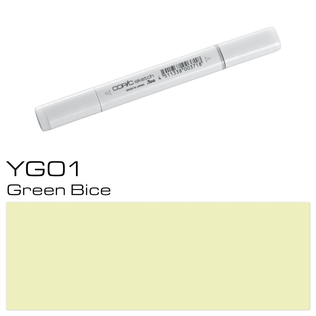 Copic Sketch Marker Pen Green Bice (YG01)