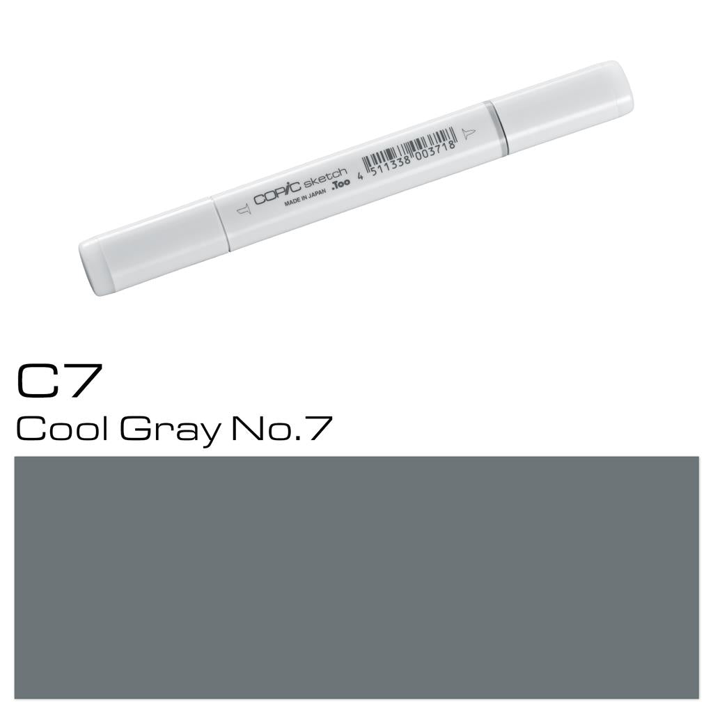 Copic Sketch Marker Pen Cool Gray No. 7 (C7)