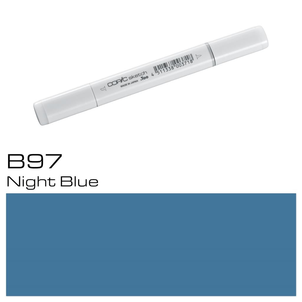 Copic Sketch Marker Pen Night Blue (B97)