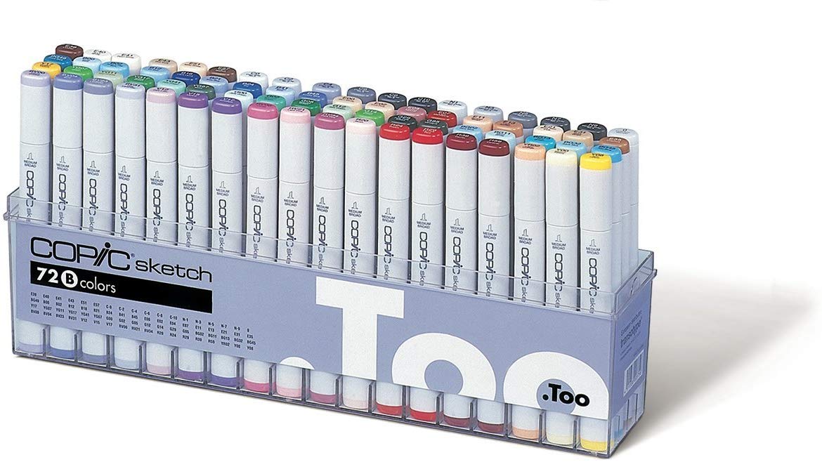 Copic Sketch Marker Pen Set B (72pc)