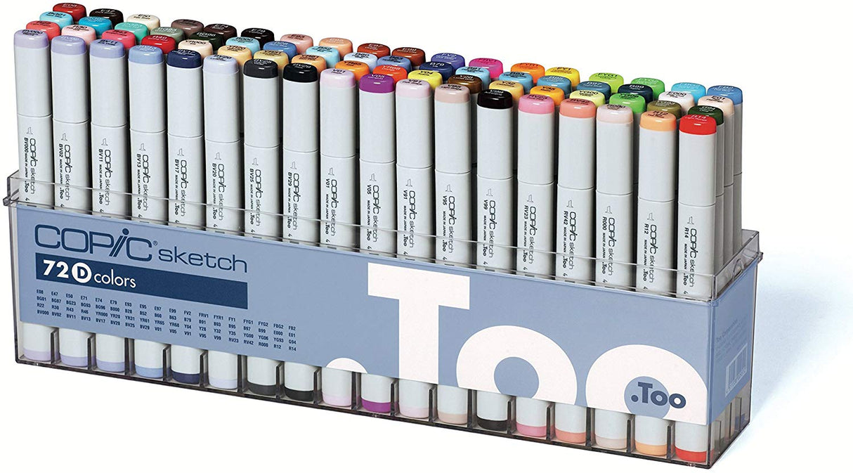 Copic Sketch Marker Pen Set D (72pc)