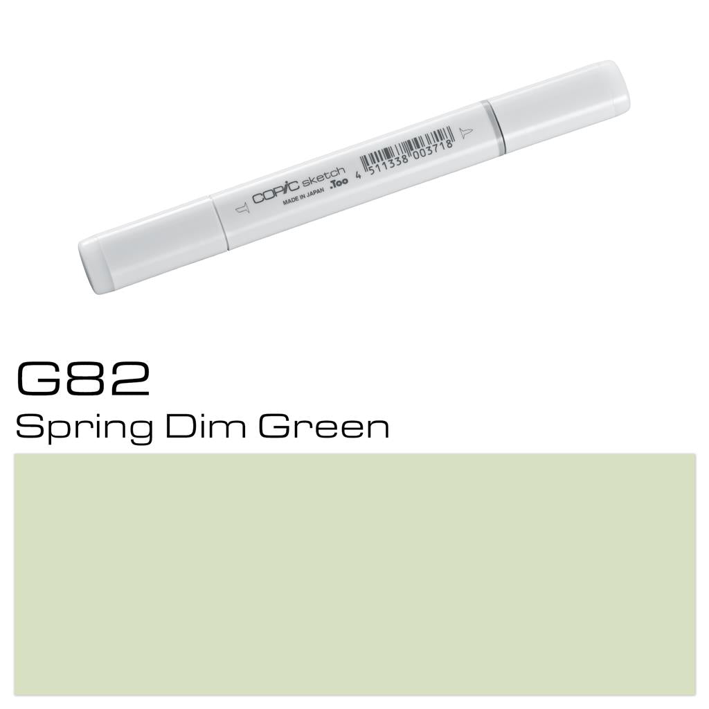 Copic Sketch Marker Pen Spring Dim Green (G82)