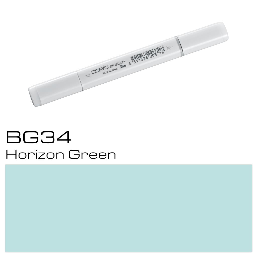 Copic Sketch Marker Pen Horizon Green (BG34)