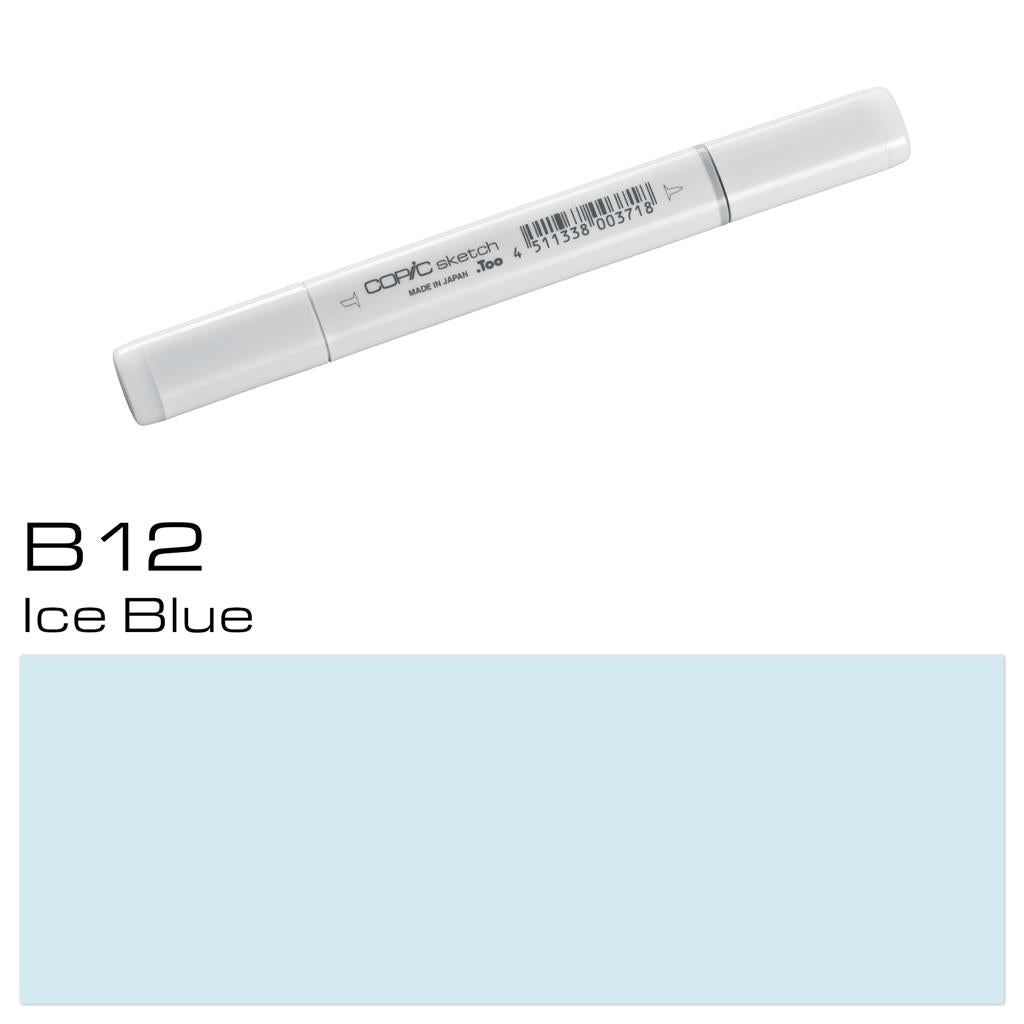 Copic Sketch Marker Pen Ice Blue (B12)