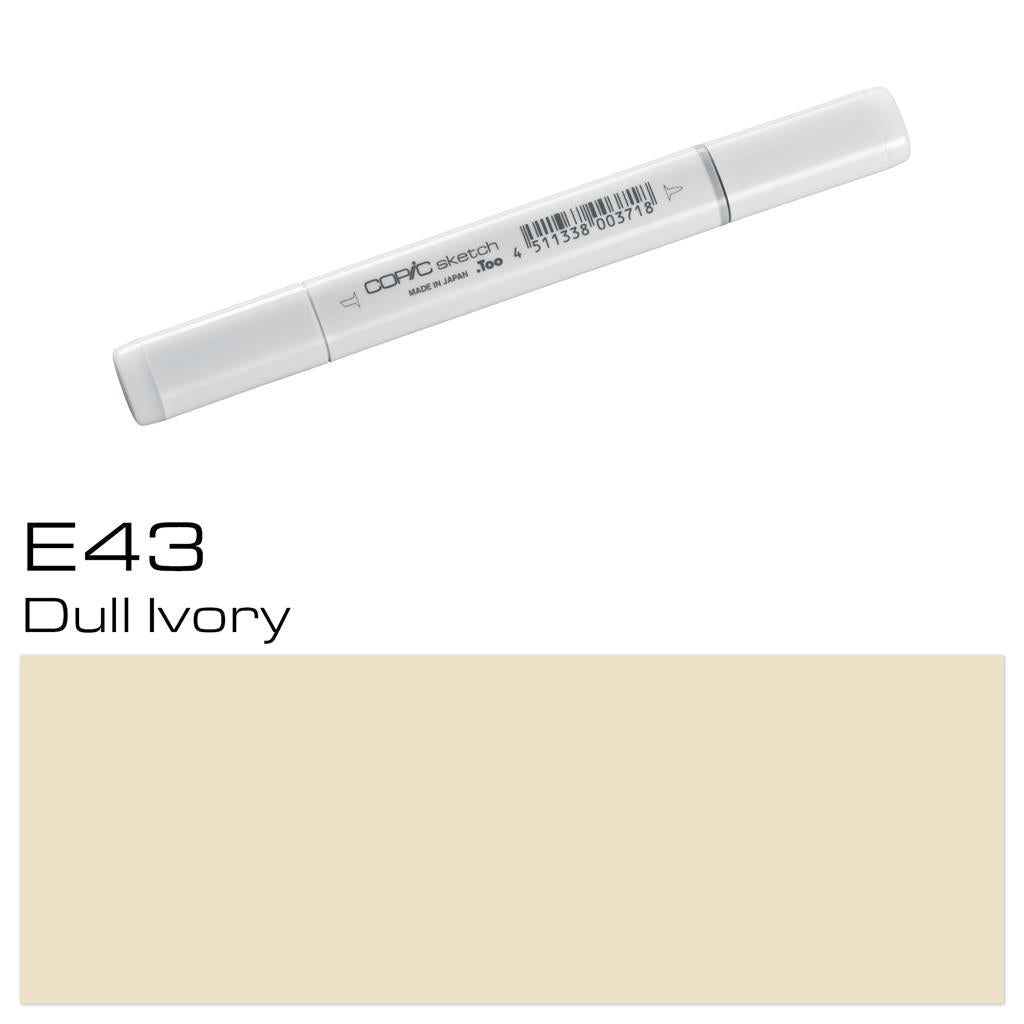 Copic Sketch Marker Pen Dull Ivory (E43)